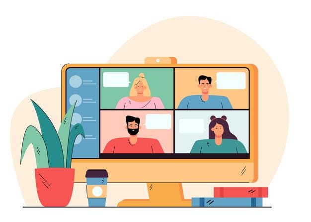 videoconference-with-happy-people-desktop-flat-illustration